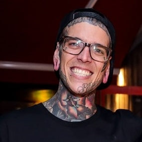 ZooTattoo sponsors Bumer of The Grim Raptor Tattoo studio in South Australia