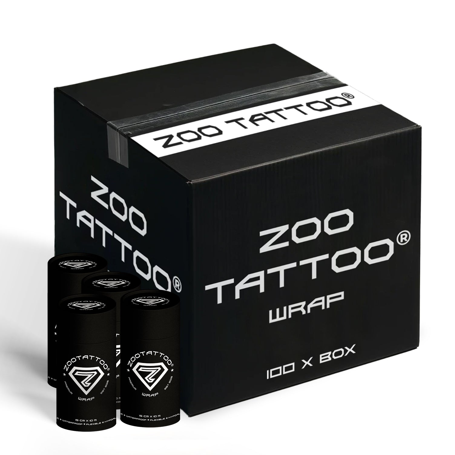 ZOOTATTOO® Wrap 15cm x 10m Distributor 100 Box