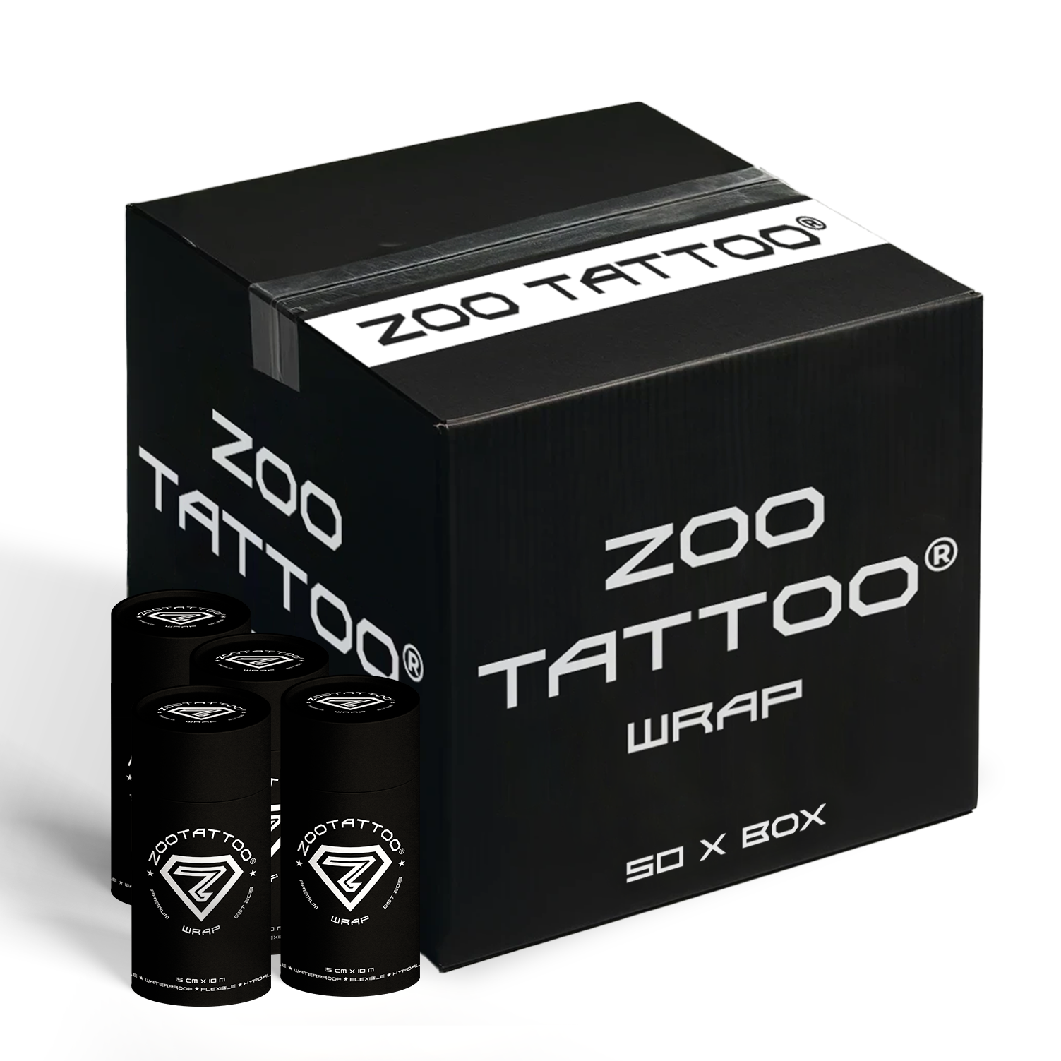 ZOOTATTOO® Wrap 15cm x 10m Distributor 150 Box